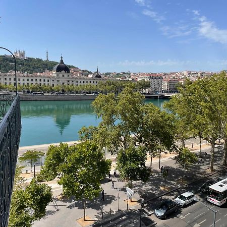 Ferienwohnung Vue Sur Rhone Lyon Exterior foto