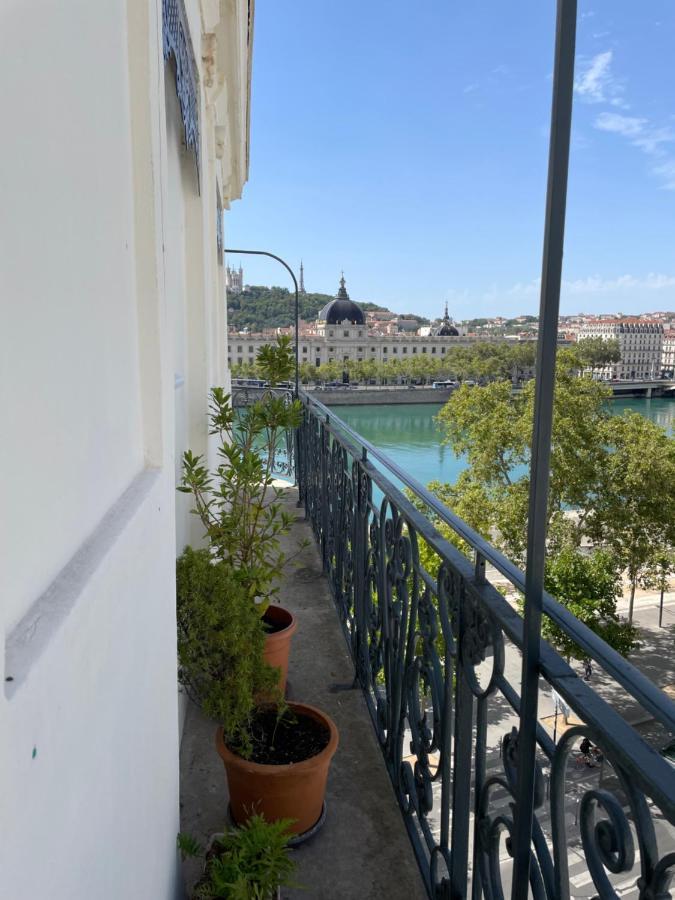 Ferienwohnung Vue Sur Rhone Lyon Exterior foto